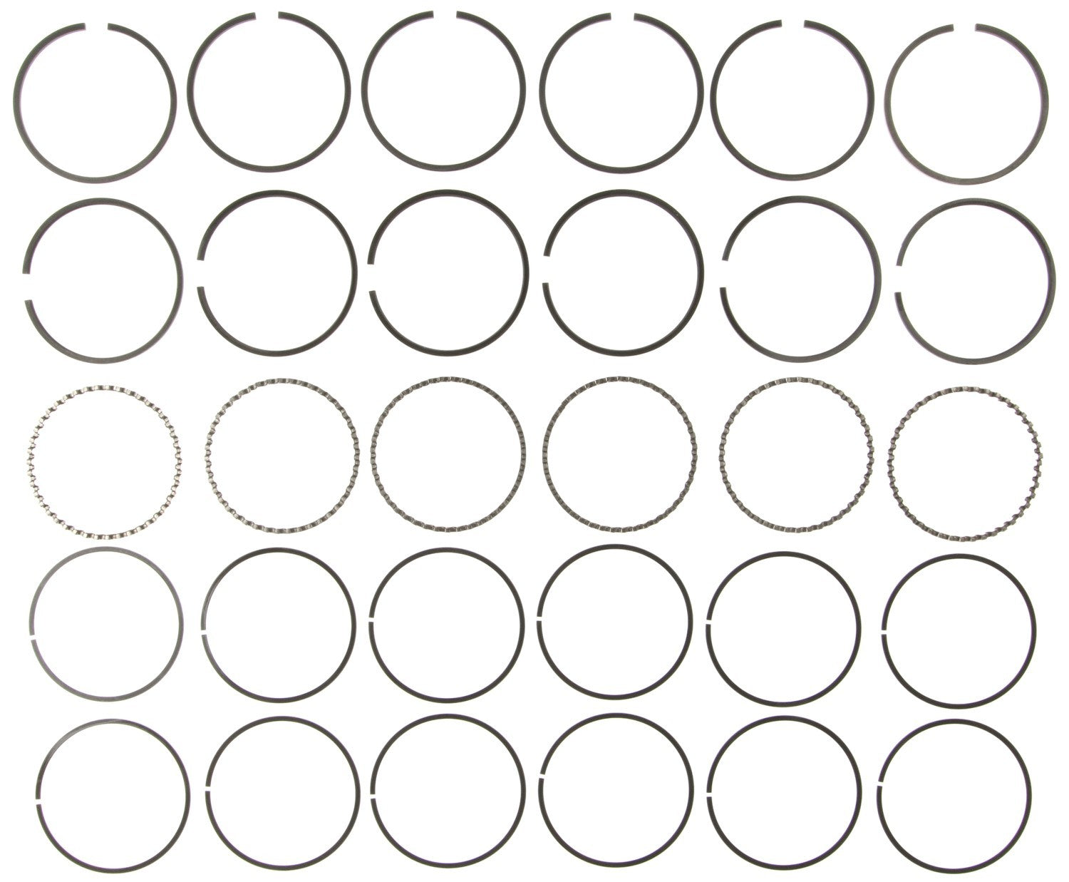 Mahle Rings Chevy Trk 292 4.8L Eng 63-89 GMC 292 4.8L Eng 63-89 M F Trac Moly Ring Set 40533CP