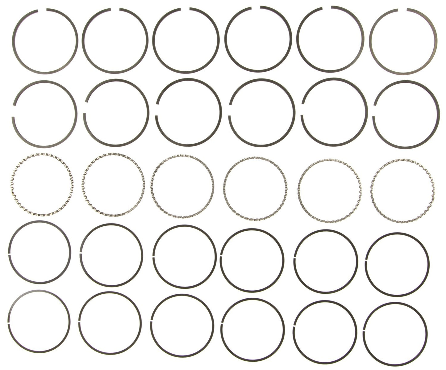 Mahle Rings Ford 200 3.3L 250 4.1L Engs 63-83 Ford Trk 200 3.3L 250 4.1L Moly Ring Set 40565CP