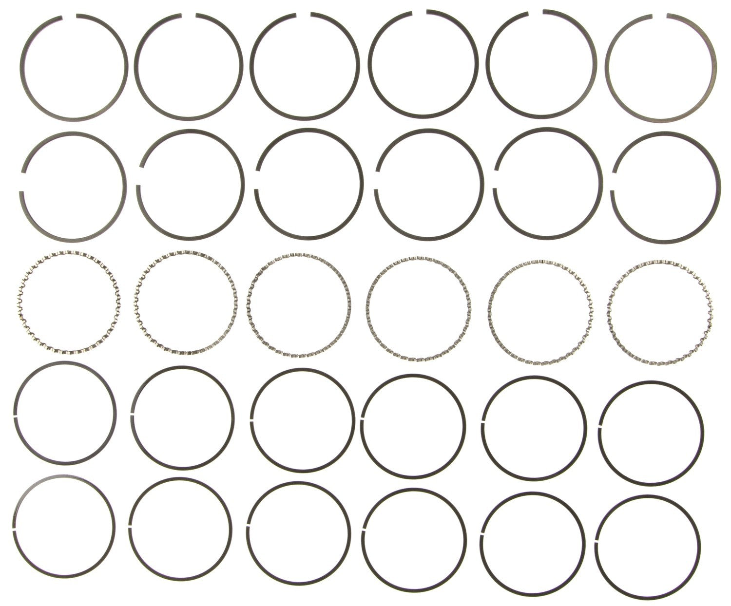 Mahle Rings Ford 200 3.3L 250 4.1L Engs 63-83 Ford Trk 200 3.3L 250 4.1L Moly Ring Set 40565CP