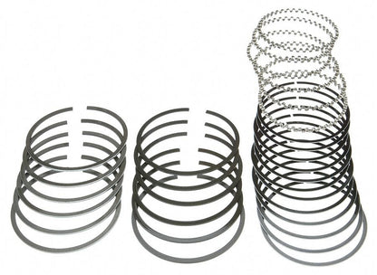 Mahle Rings AMC 199/232/258 Engs 64-87 Buick 225 Eng 64-67 Gray Int Trk Jeep Chrome Ring Set 40619CP