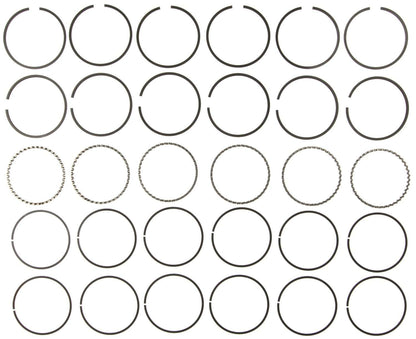 Mahle Rings AMC 199/232/258 Engs 64-87 Buick 225 Eng 64-67 Gray Int Trk Jeep Chrome Ring Set 40619CP