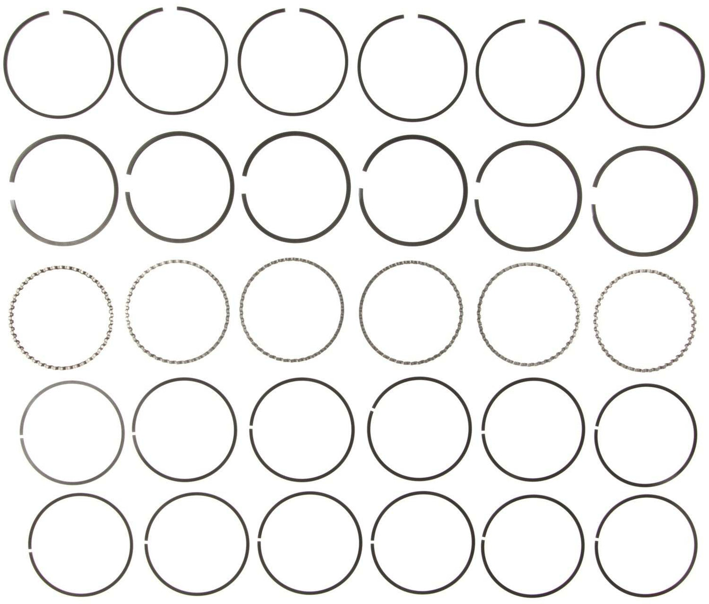 Mahle Rings Ford 240 Eng 65-72 Ford Ind Ford Trk 240300 Engs 65-94 Moly Ring Set 40664CP.020