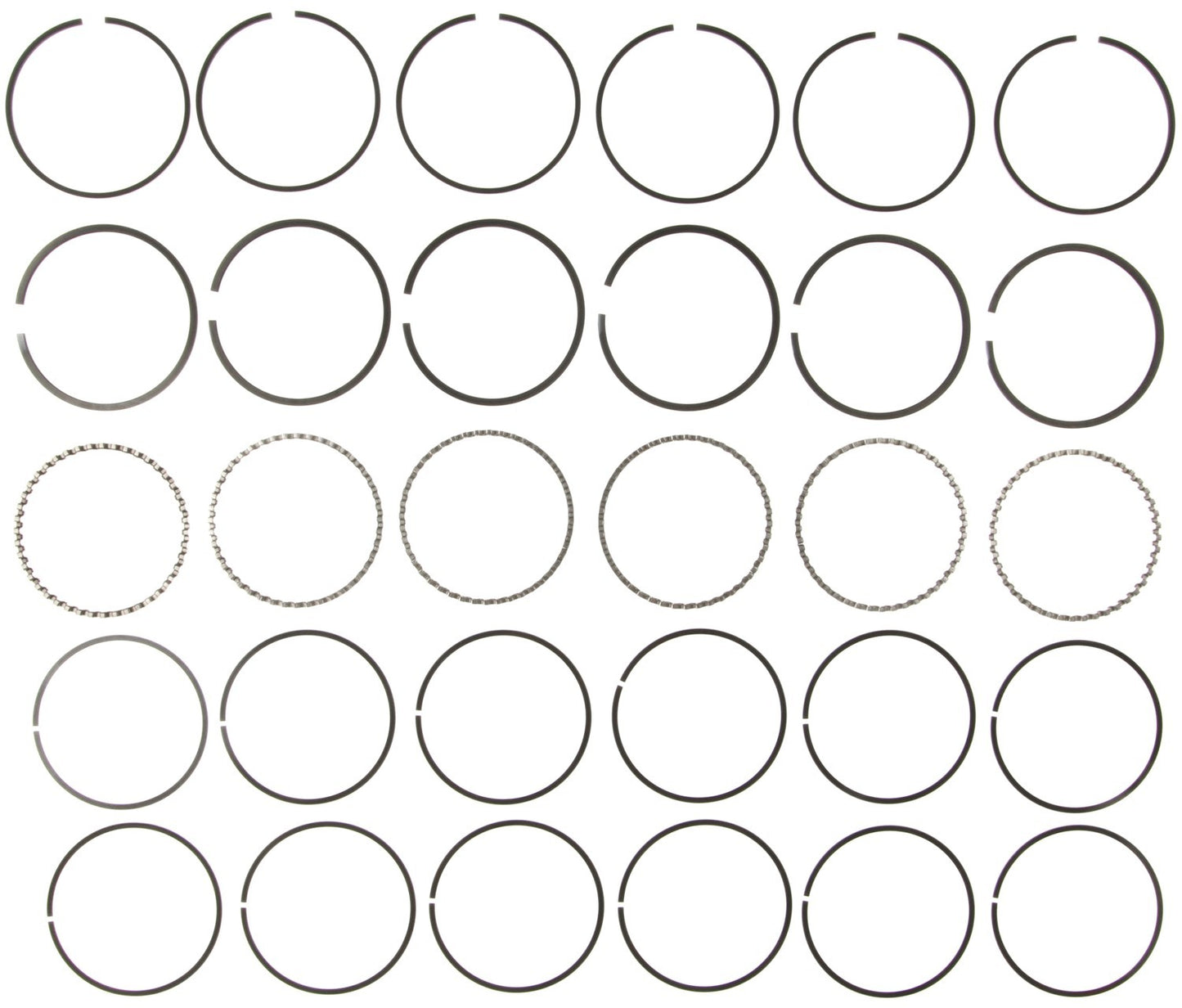 Mahle Rings Ford 240 Eng 65-72 Ford Ind Ford Trk 240300 Engs 65-94 Moly Ring Set 40664CP