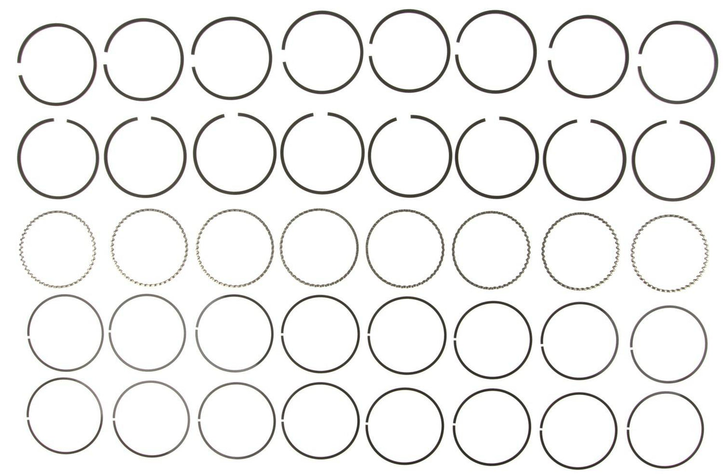 Mahle Rings GMC Pass 400/ 428 Engs 1975-79 Moly Ring Set 40784.060