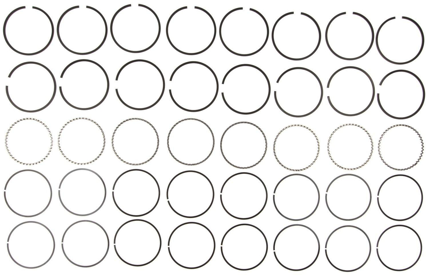 Mahle Rings Buick 400 Eng 67-69 Chry Ind Engs Dodge 340 Eng 68-73 Ply 340 Eng Moly Ring Set 40787.060