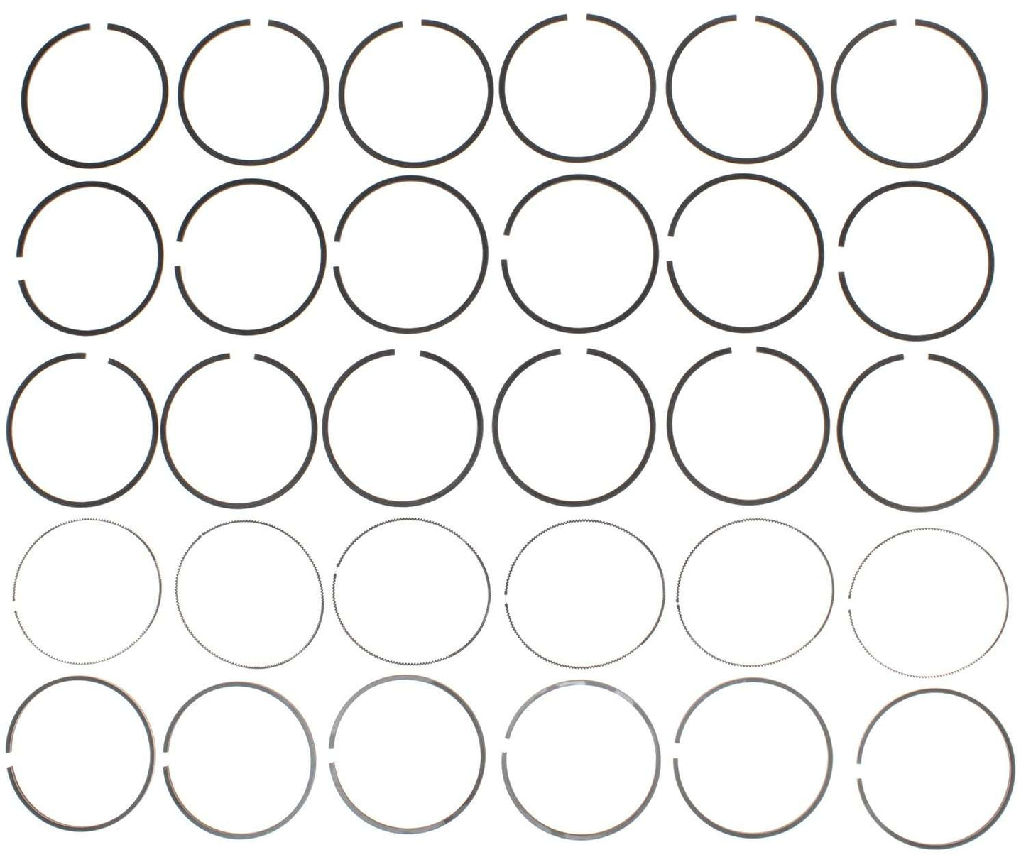 Mahle Rings ChevyTrk 305C Eng 73-75 GMC 305ABCD Engs 60-75 Moly Ring Set 40805