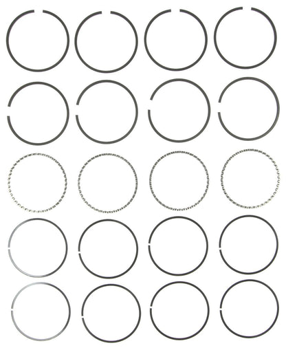 Mahle Rings Ford 140 2.3L Eng 74-84 Ford Trk 140 2.3L Eng 77-84 Merc 140 Chrome Ring Set 41097CP