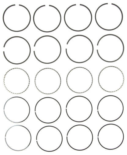 Mahle Rings Ford 140 2.3L Eng 74-84 Ford Trk 140 2.3L Eng 77-84 Merc 140 Chrome Ring Set 41097CP