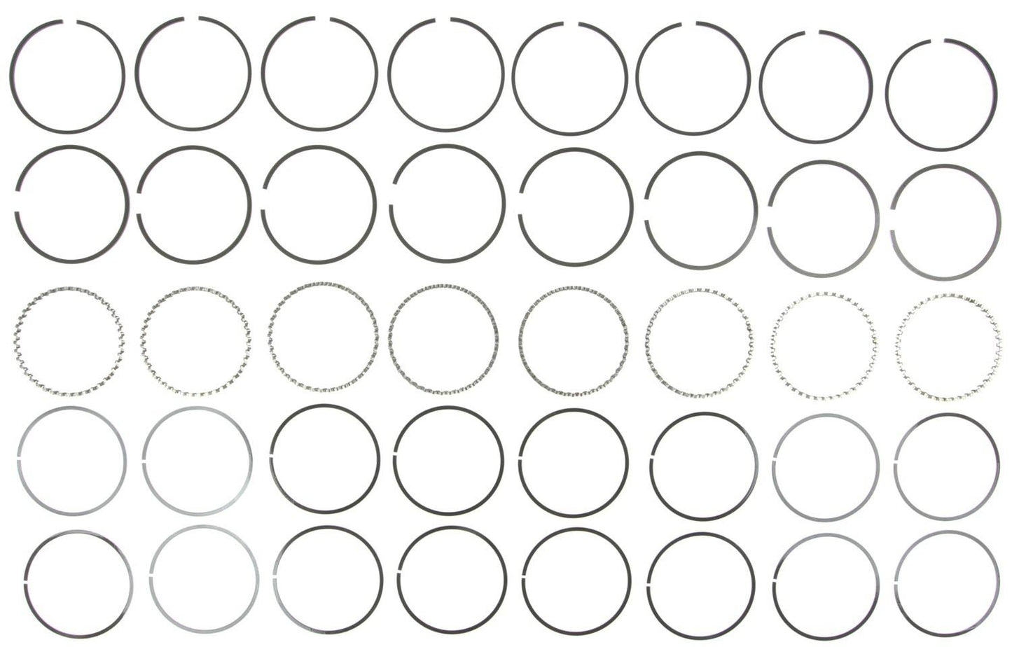 Mahle Rings Buick 305 5.0L Eng 77-91 Checker 305 5.0L Eng 78-80 Chevy Moly Ring Set 41137CP.040