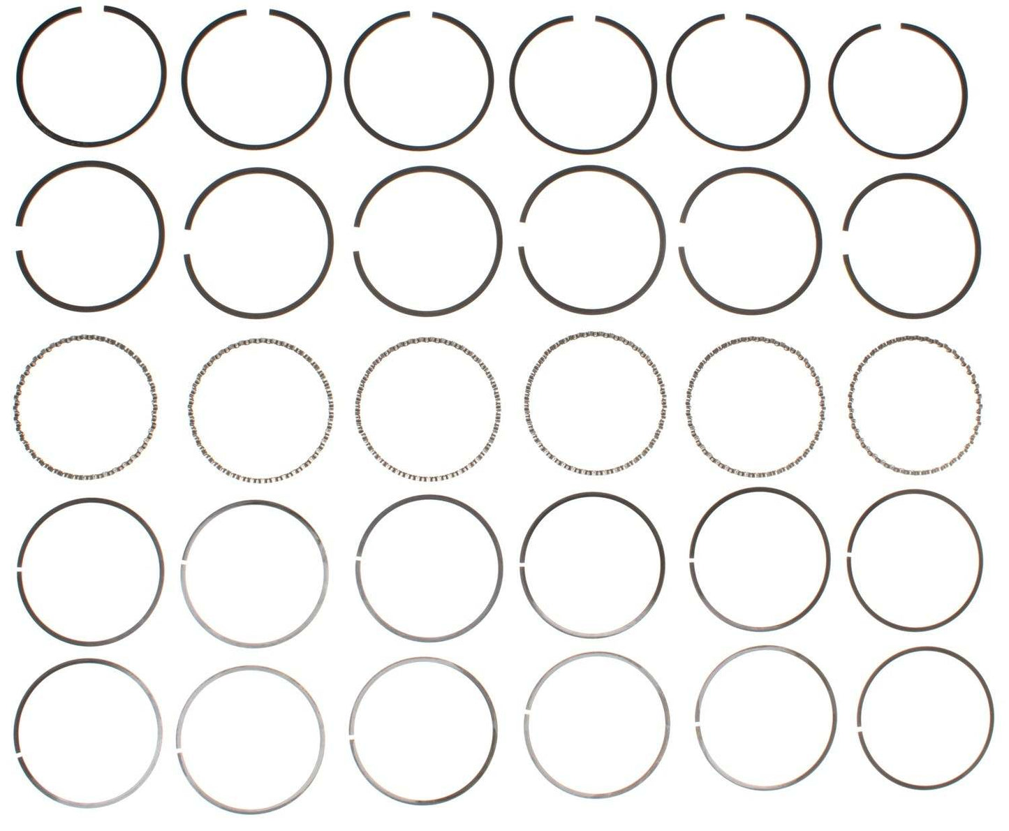 Mahle Rings Ford 200 3.3L 250 4.1L Engs 63-84 Ford Trk 200/250 Engs 65-77 Chrome Ring Set 41221
