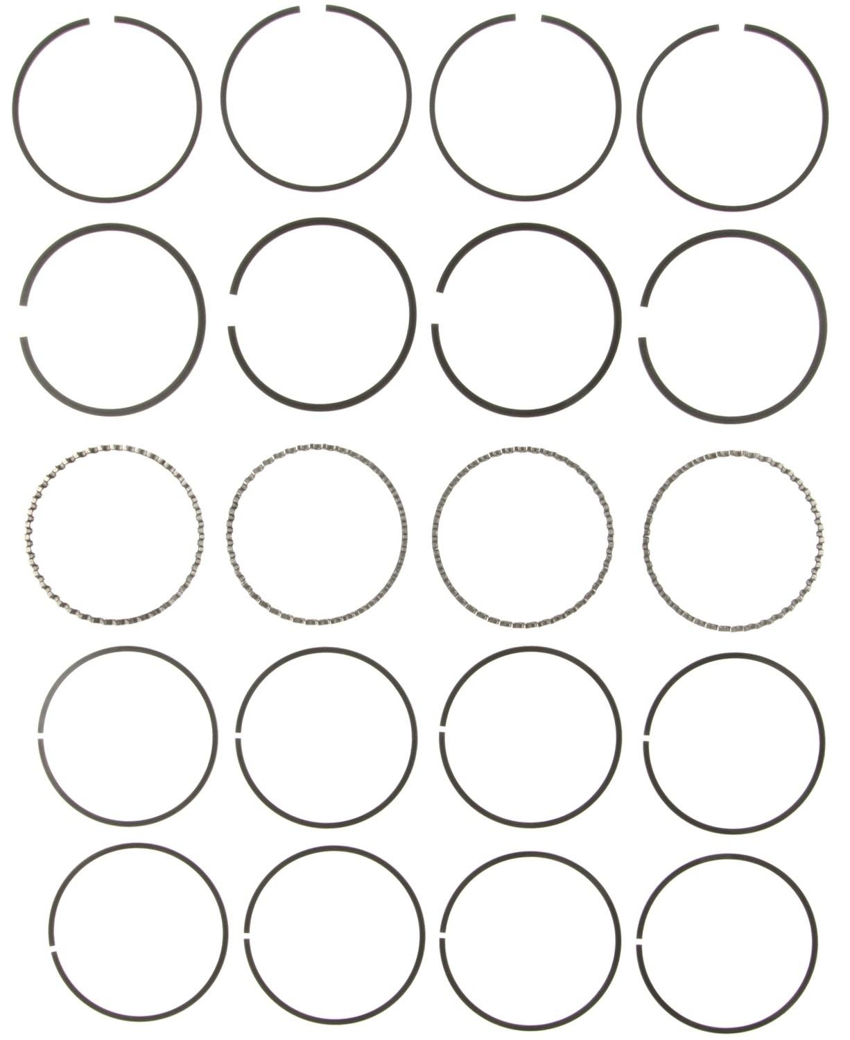 Mahle Rings AMC 151 2.5L Eng 79-80 Buick 151 2.5L Eng 1980 Chevy 151 2.5L Moly Ring Set 41240CP