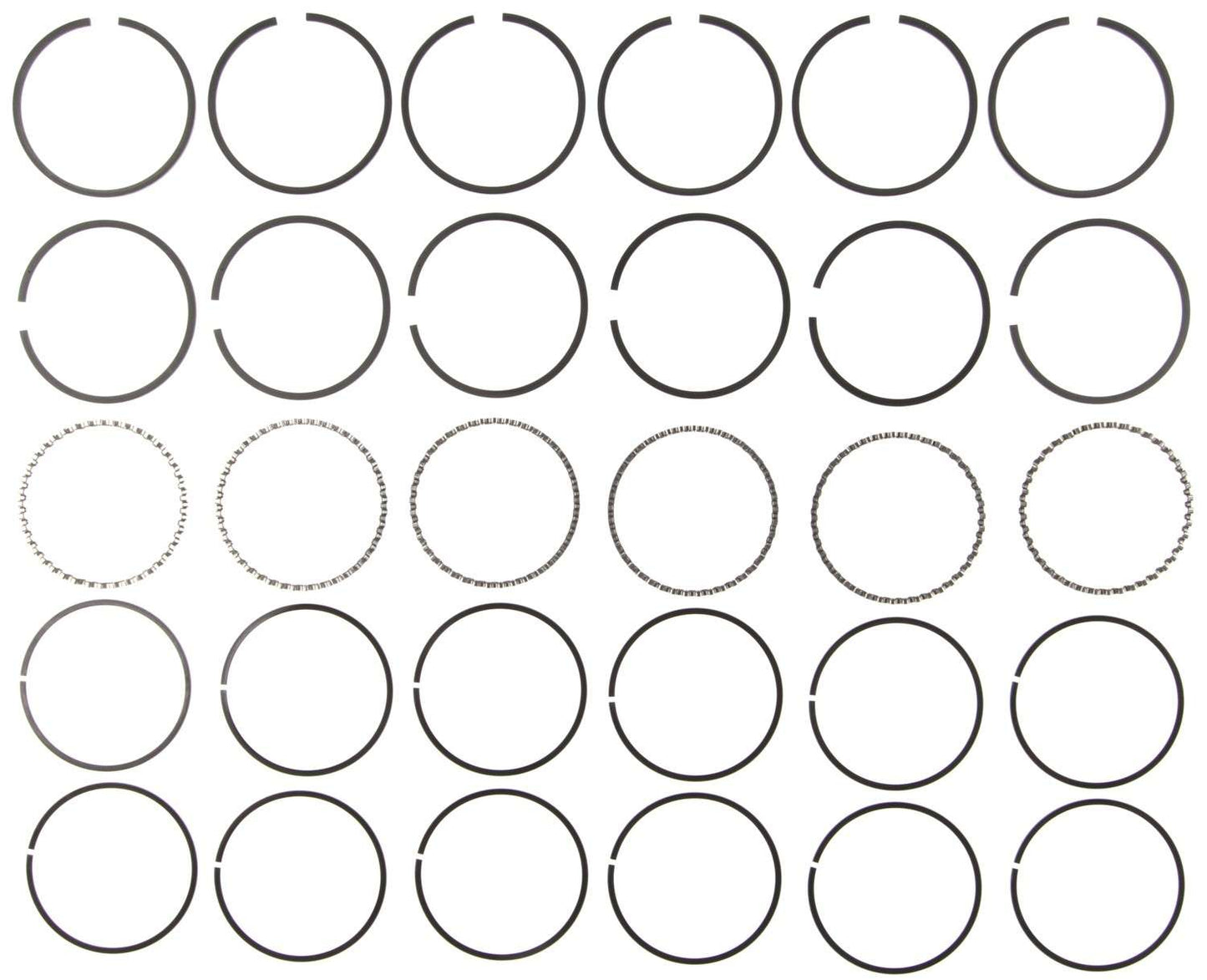 Mahle Rings Checker 229 3.8L Eng 1980 Chevy 229 3.8L Eng 80-84 Chevy Trk 229 Moly Ring Set 41245CP.020