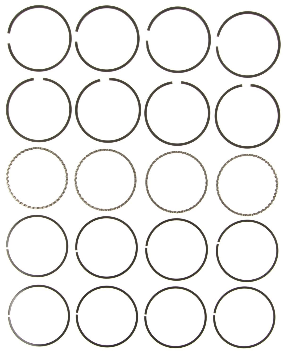 Mahle Rings Ford 140 2.3L Eng 79-89 Merc 140 2.3L Eng 79-87 Moly Ring Set 41411