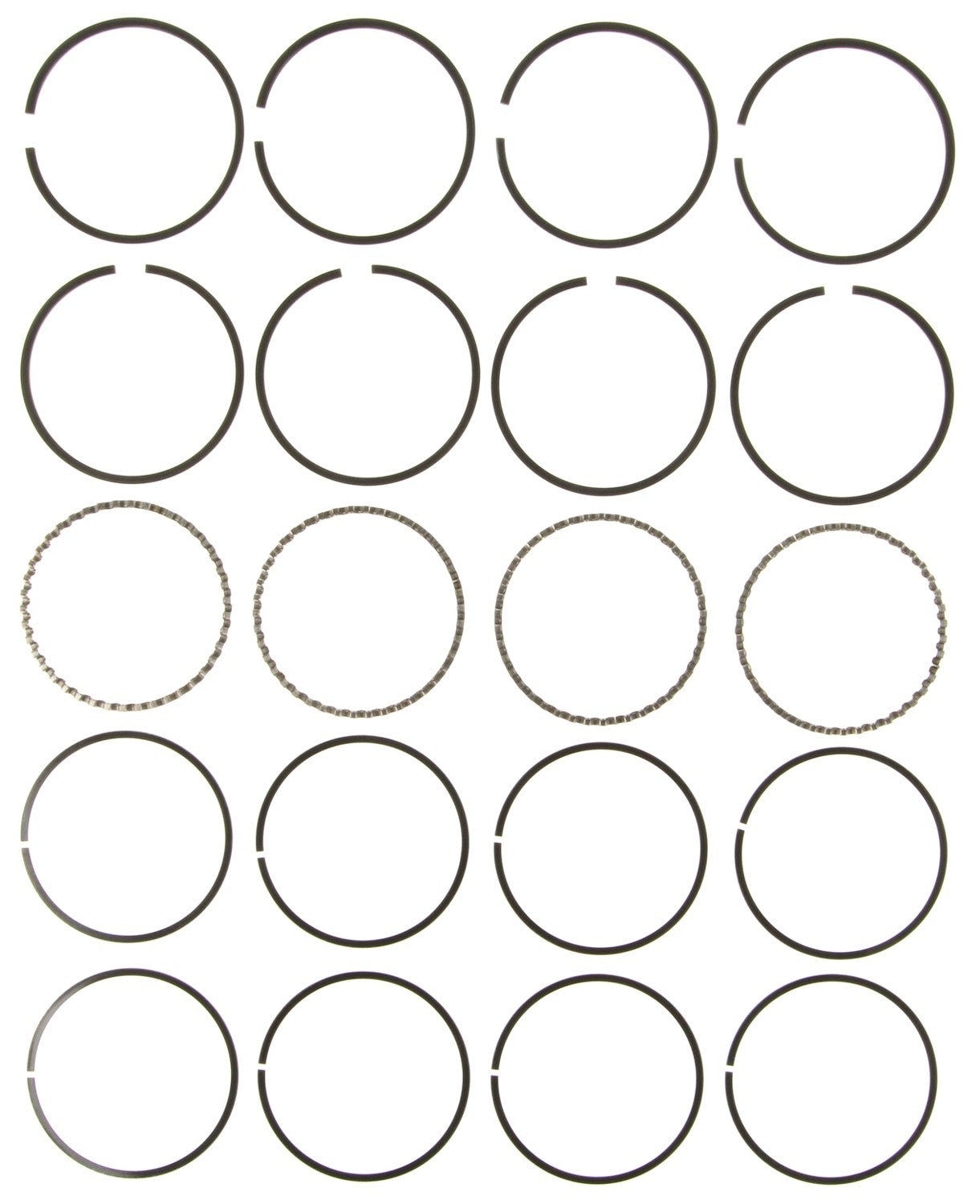 Mahle Rings Ford 140 2.3L Eng 79-89 Merc 140 2.3L Eng 79-87 Moly Ring Set 41411