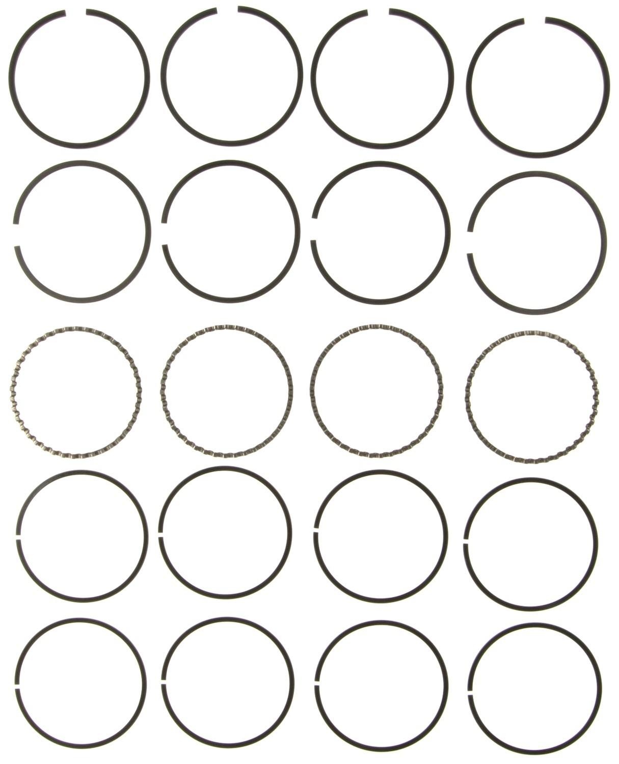 Mahle Rings Ford 140 2.3L 153 2.5L Engs 84-93 Merc 140 2.3L 153 2.5L Engs Moly Ring Set 41421CP