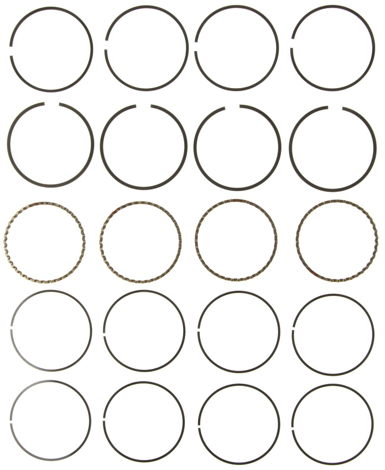 Mahle Rings Ford Trk 121 2.0L Eng 79-81 Mazda 1970cc Eng 79-82 Chrome Ring Set 41441