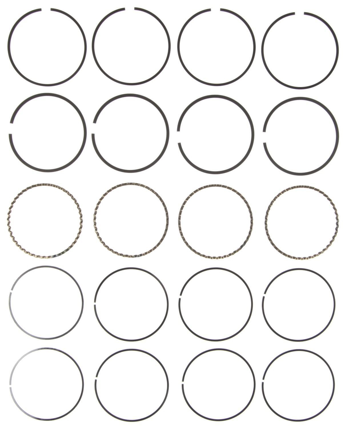 Mahle Rings Chevy Trk/GMC 119 1.9L Eng 83-85 Isuzu 1949cc Eng 83-87 Chrome Ring Set 41452