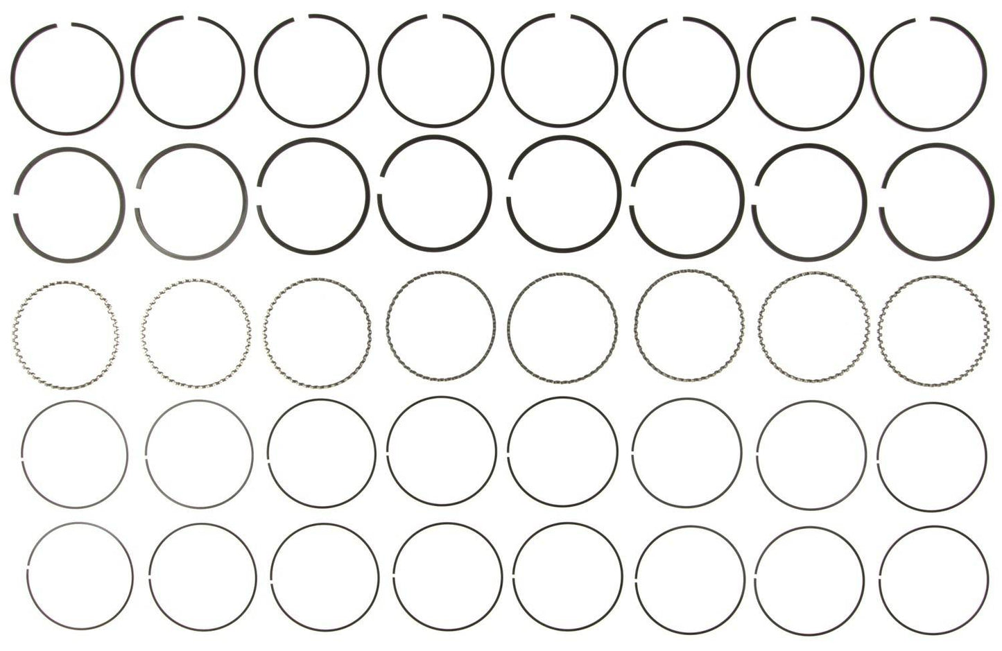 Mahle Rings GMC Pass 350 5.7L Eng 86-89 GMC Trk 350 5.7L Eng 89-94 Moly Ring Set 41476CP.040