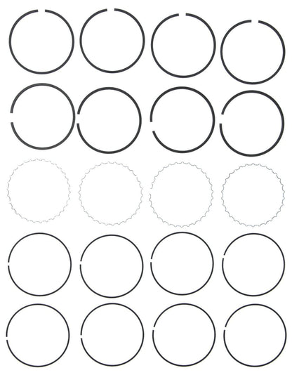 Mahle Rings GMC Pass 97 1.6L Eng 85-88 Toyota Moly Ring Set 41482CP