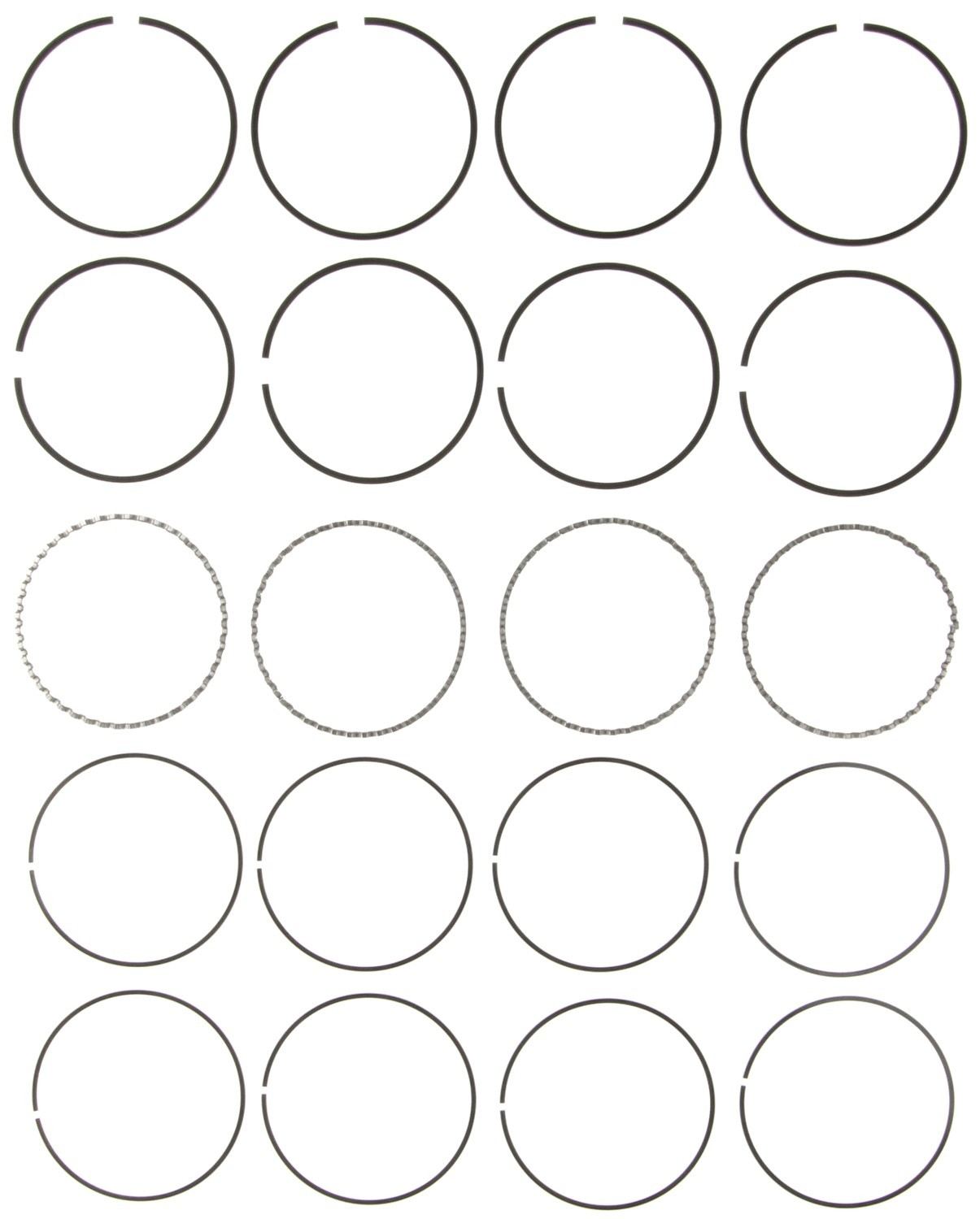 Mahle Rings Ford 140 2.3L Eng 85-94 Chrome Ring Set 41495CP