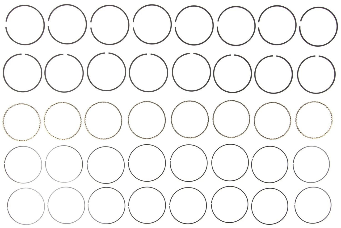 Mahle Rings Ford 302 5.0L Eng 86-94 Moly Ring Set 41497CP.060