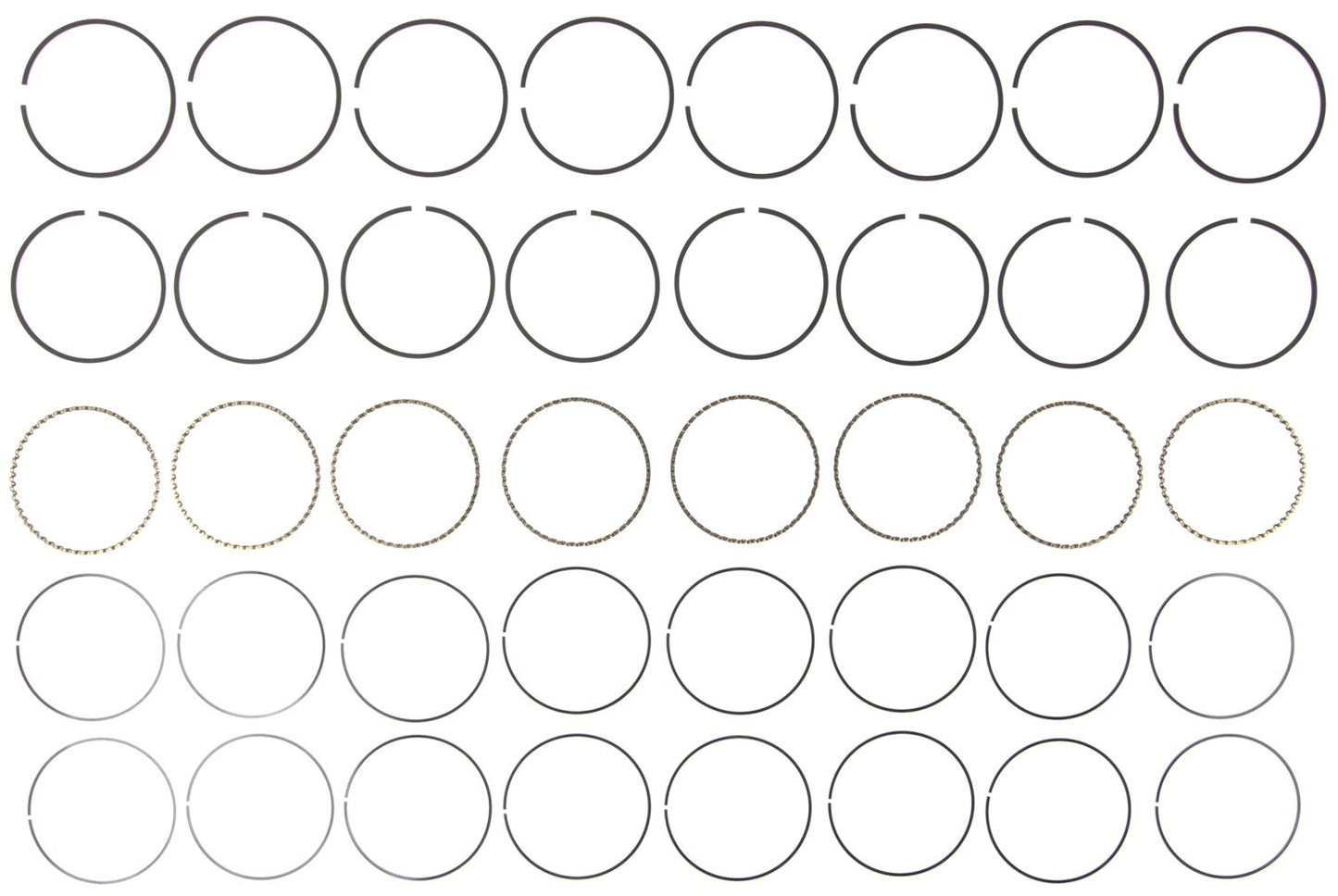 Mahle Rings Ford 302 5.0L Eng 86-94 Moly Ring Set 41497CP