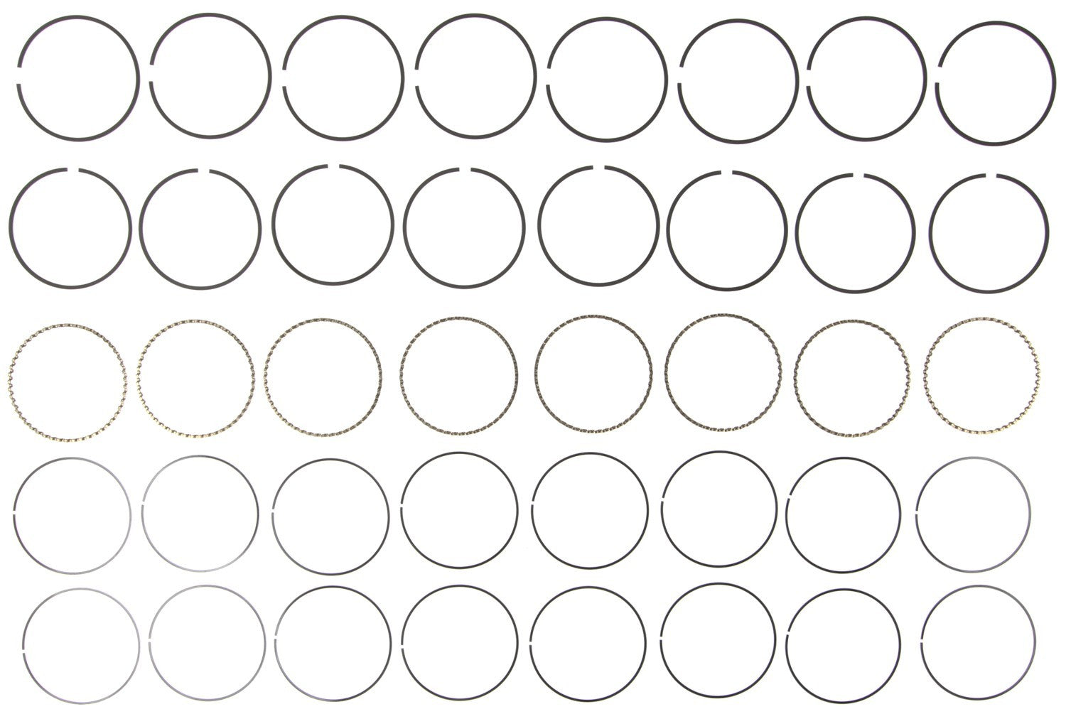 Mahle Rings Ford 302 5.0L Eng 86-94 Moly Ring Set 41497CP
