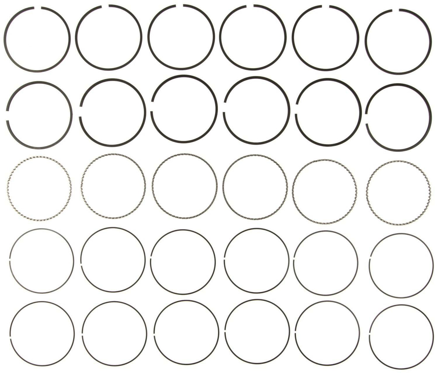 Mahle Rings Ford Trk 244 4.0L Eng 1990-94 Mazda 4016cc Eng 1991-94 Moly Ring Set 41550CP.030