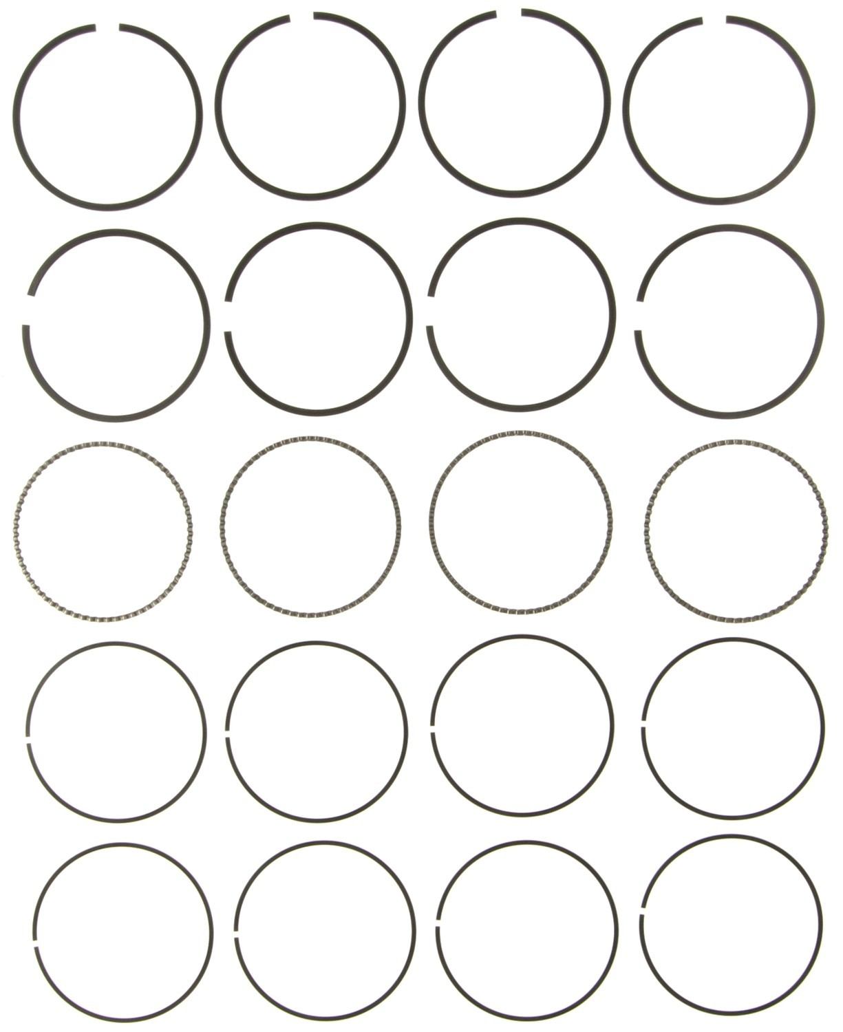 Mahle Rings GMC Pass 138 2.3L Quad 4 Eng 87-95 Moly Ring Set 41555CP