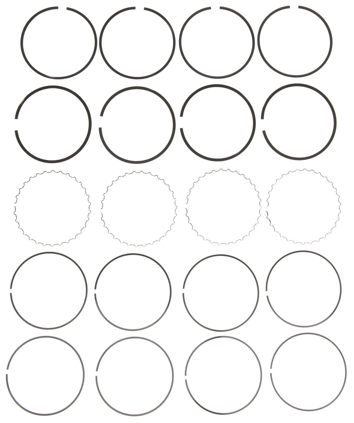 Mahle Rings Chevy GEO 98 1.6L in5in Eng 90-92 Chrome Ring Set 41557