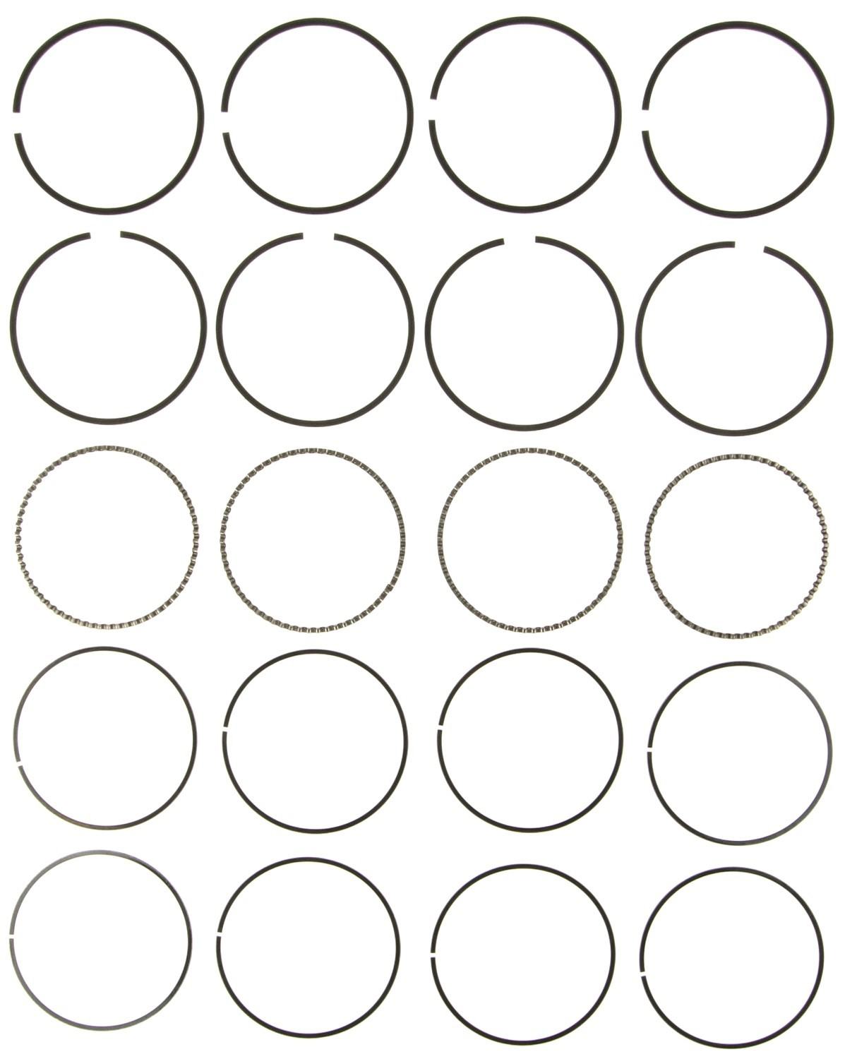 Mahle Rings GMC Pass 121 2.0L Eng 87-89 GMC Pass 134 2.2L Eng 90-93 Moly Ring Set 41564