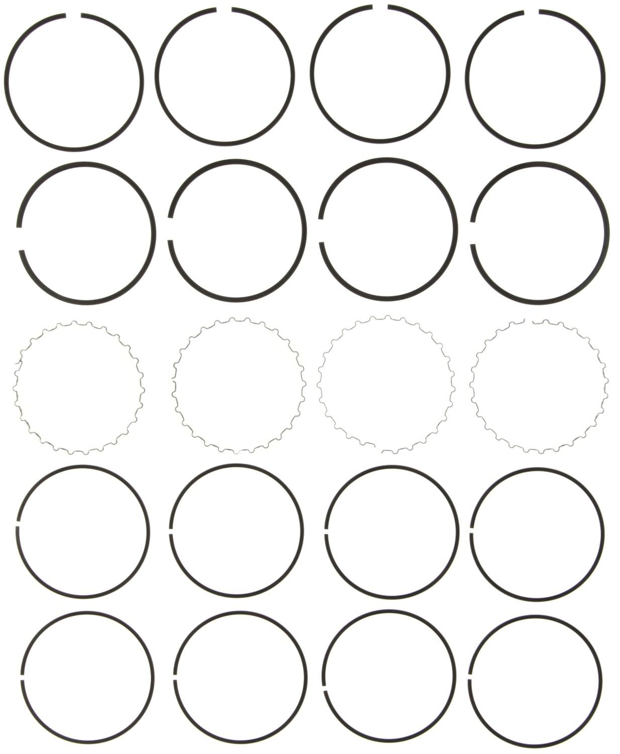 Mahle Rings Honda 1493cc D15B1/D15B2/D15B7/D15B8 Engs 88-94 1590cc Chrome Ring Set 41592CP