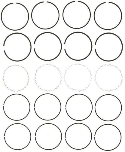 Mahle Rings Honda 1493cc D15B1/D15B2/D15B7/D15B8 Engs 88-94 1590cc Chrome Ring Set 41592CP