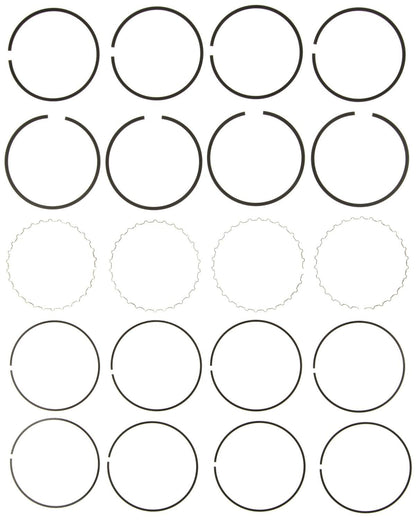 Mahle Rings Acura 1678cc 1.7L 1834cc 1.8L B18A1/B18B1/B18C1 Engs 90-94 Chrome Ring Set 41593