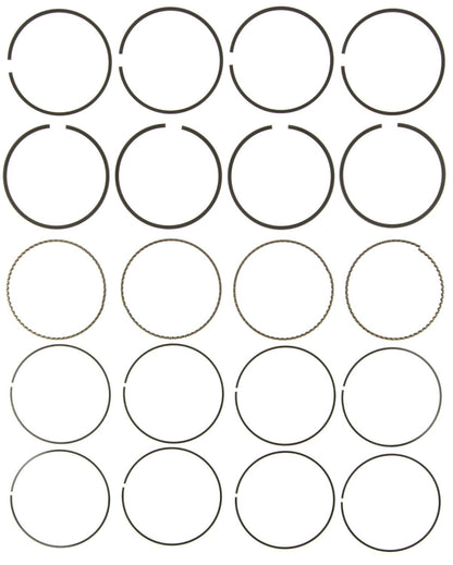 Mahle Rings Chrysler/Eagle 122 2.0 DOHC Eng 89-92 Mitsubishi 1997cc DOHC Chrome Ring Set 41599