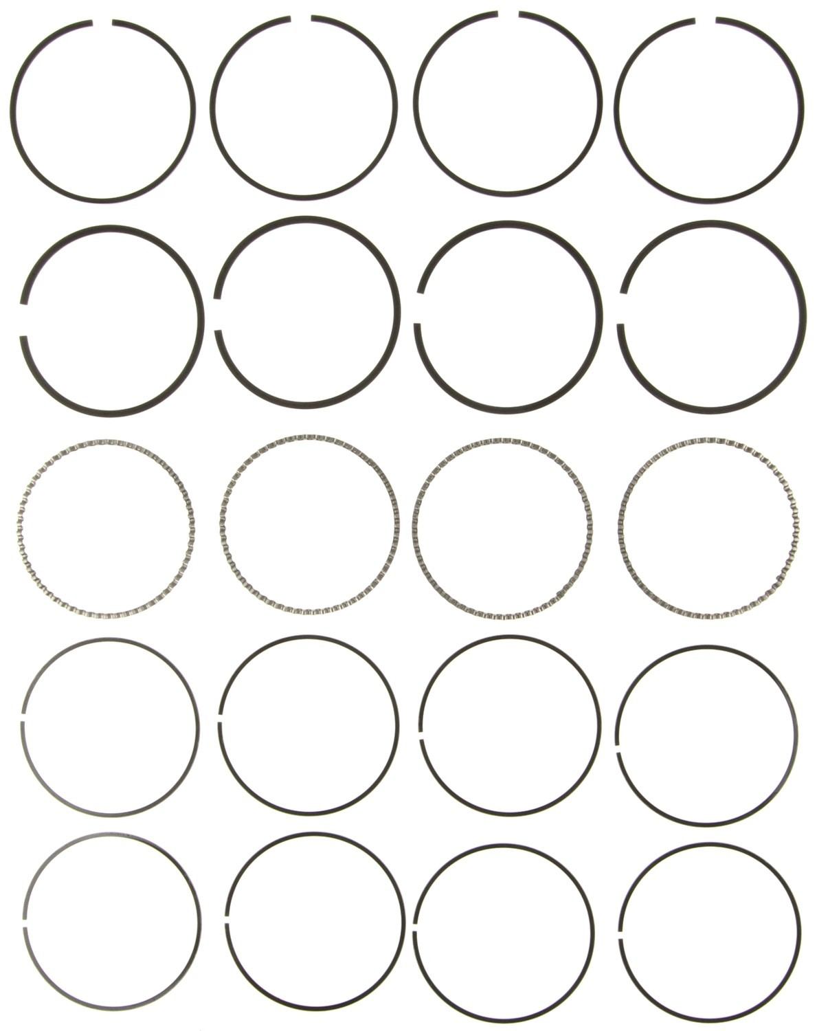 Mahle Rings Ford Pass 112 1.8L Eng 91-94 Mazda 1839cc Eng 90-93 Chrome Ring Set 41608