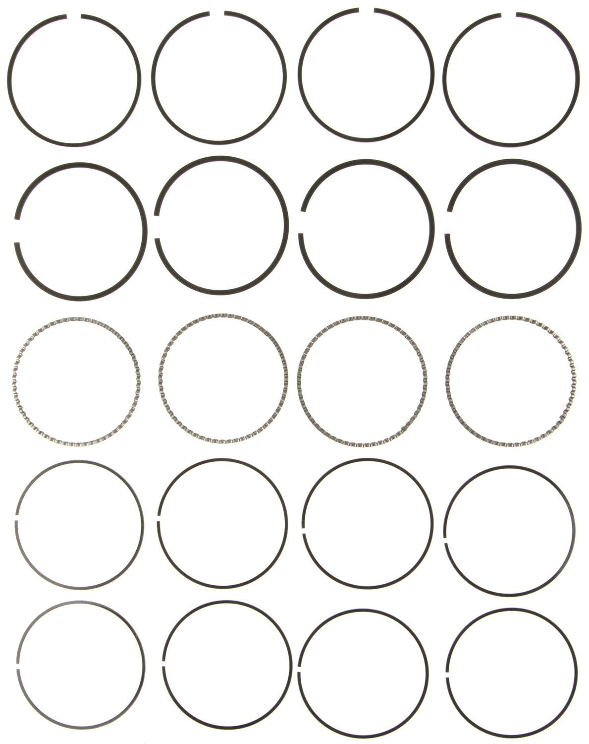 Mahle Rings Ford Pass 112 1.8L Eng 91-94 Mazda 1839cc Eng 90-93 Chrome Ring Set 41608