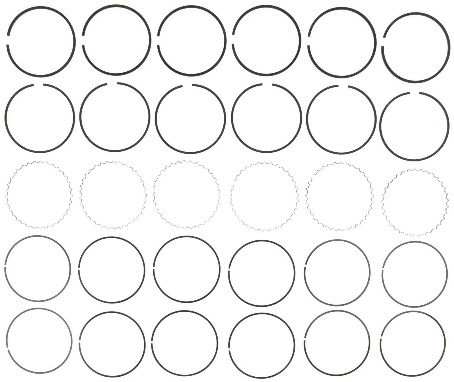 Mahle Rings Ford Pass 183 3.0L SHO Eng 89-94 Chrome Ring Set 41609