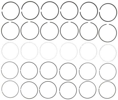 Mahle Rings Ford Pass 183 3.0L SHO Eng 89-94 Chrome Ring Set 41609
