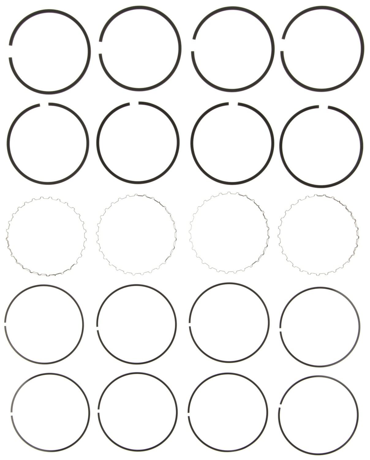 Mahle Rings GM Pass 98 1.6L Pontiac Eng 88-93 Chrome Ring Set 41612