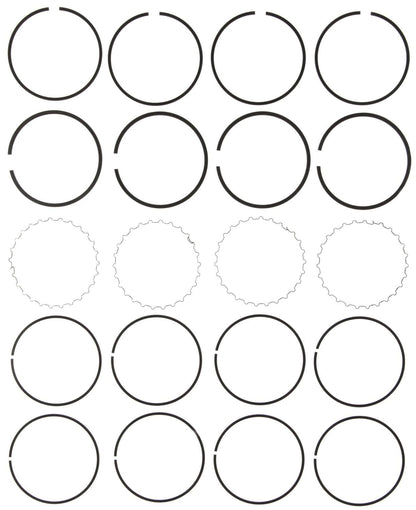 Mahle Rings Honda 1493cc 1.5L D15B6 Eng 88-91 Chrome Ring Set 41618