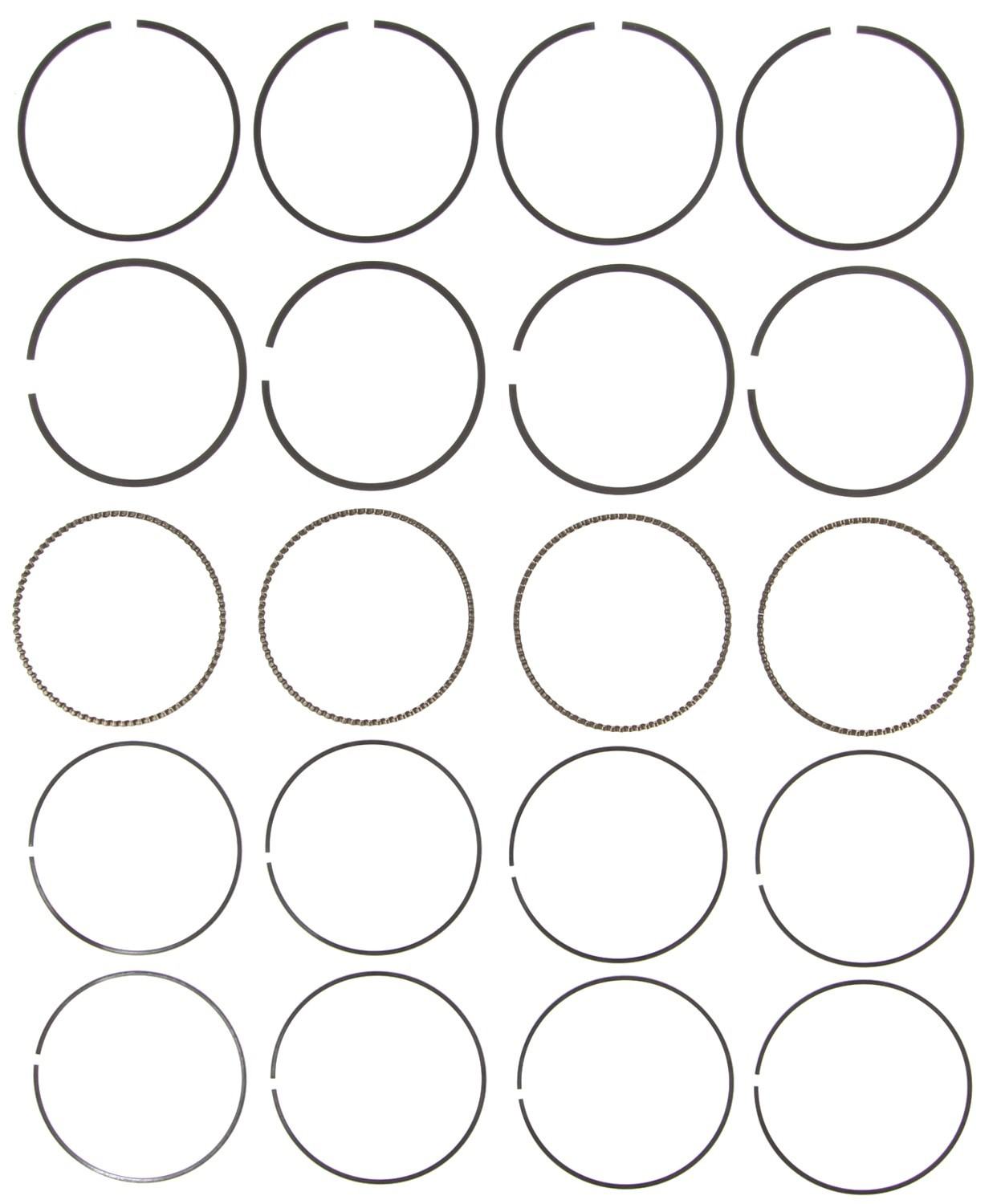Mahle Rings Honda 2156cc 2.2L F22A1 F22A4 Engs 90-93 Chrome Ring Set 41619CP.040