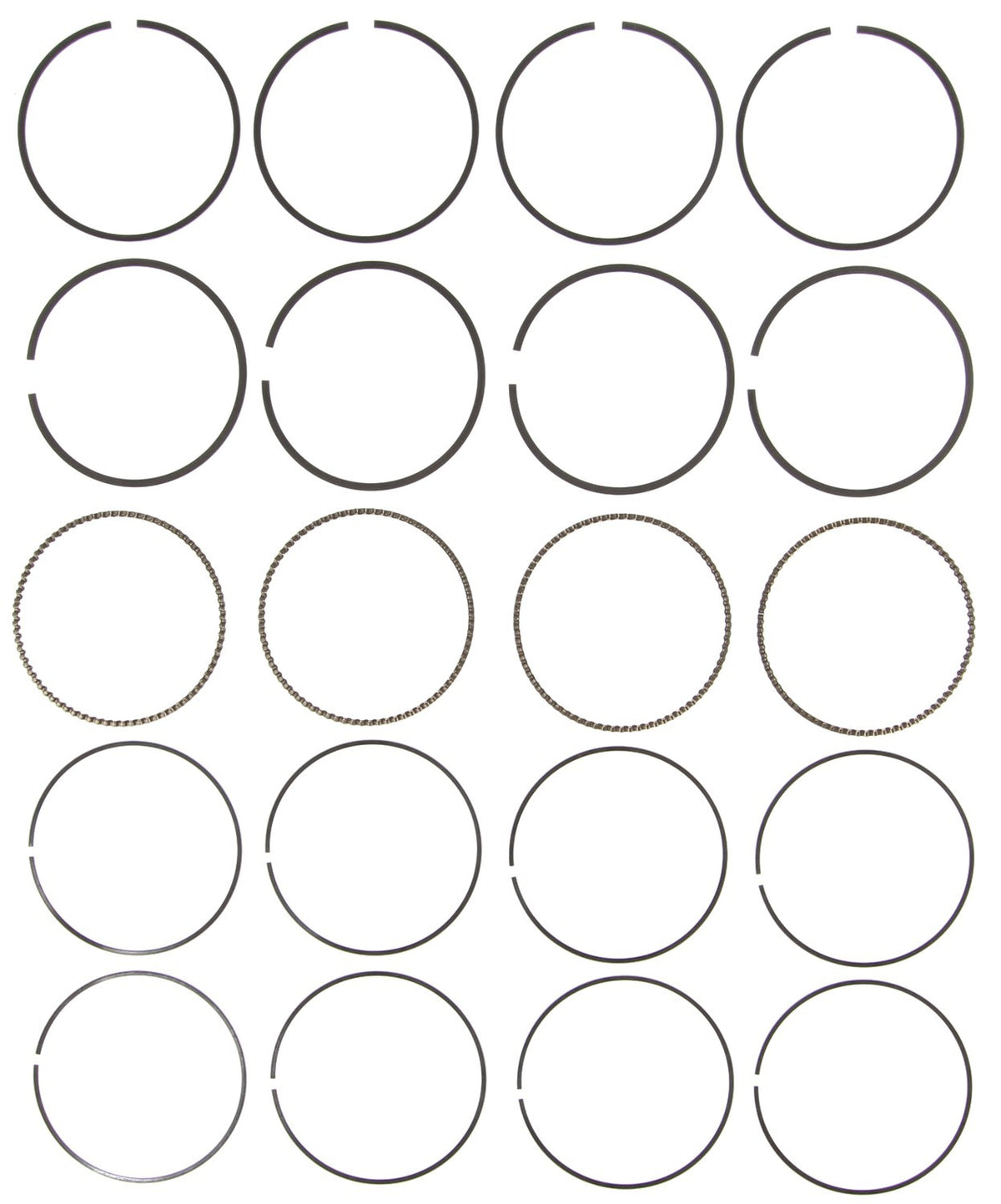 Mahle Rings Honda 2156cc 2.2L F22A1 F22A4 Engs 90-93 Chrome Ring Set 41619CP.040