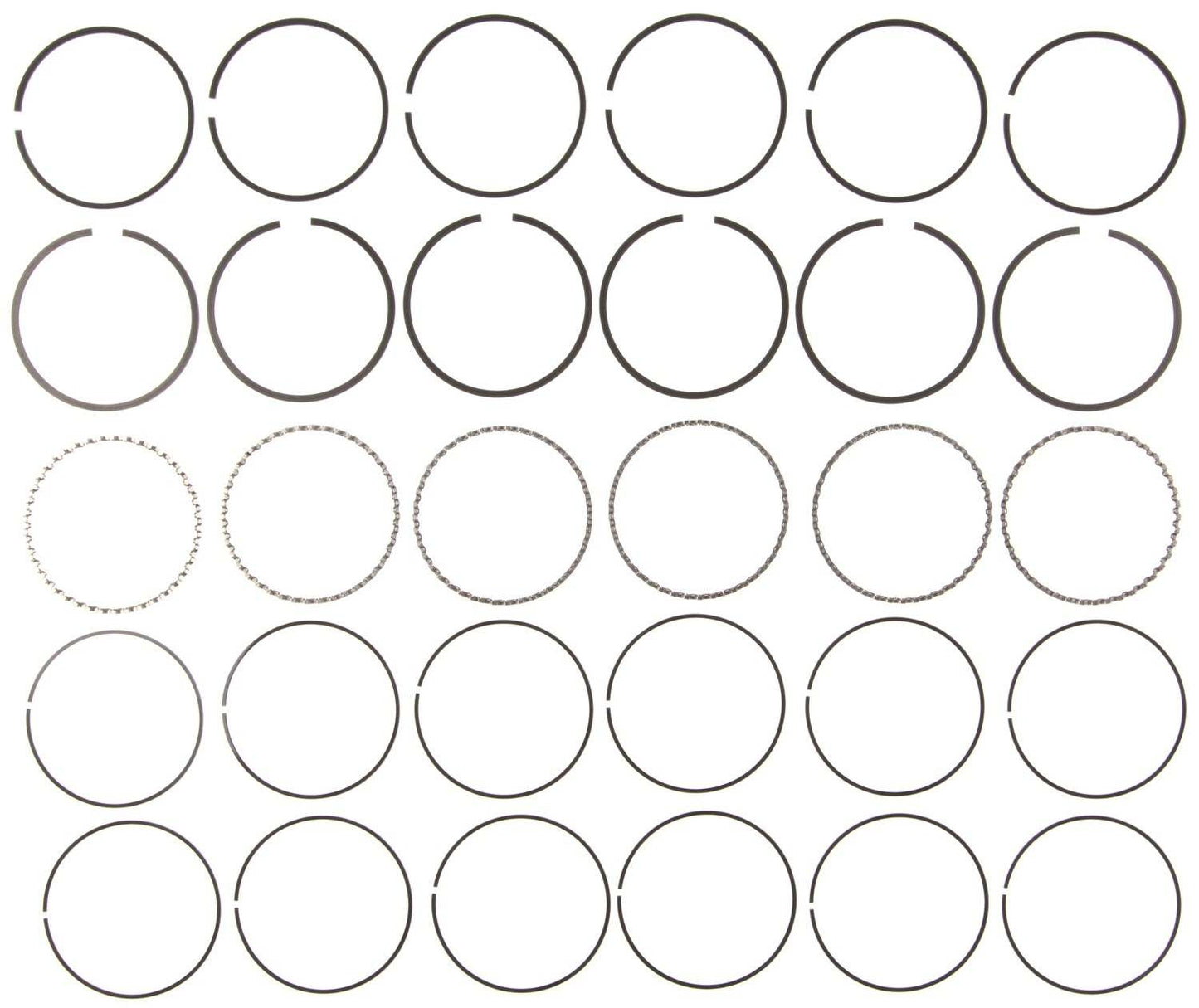 Mahle Rings Lexus 2997cc 3.0L 2JZGE Eng 1992 Chrome Ring Set 41683