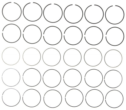 Mahle Rings Chrysler 214 3.5L 24 Valve Eng 93-95 231 3.8L Eng 91-03 Moly Ring Set 41696CP