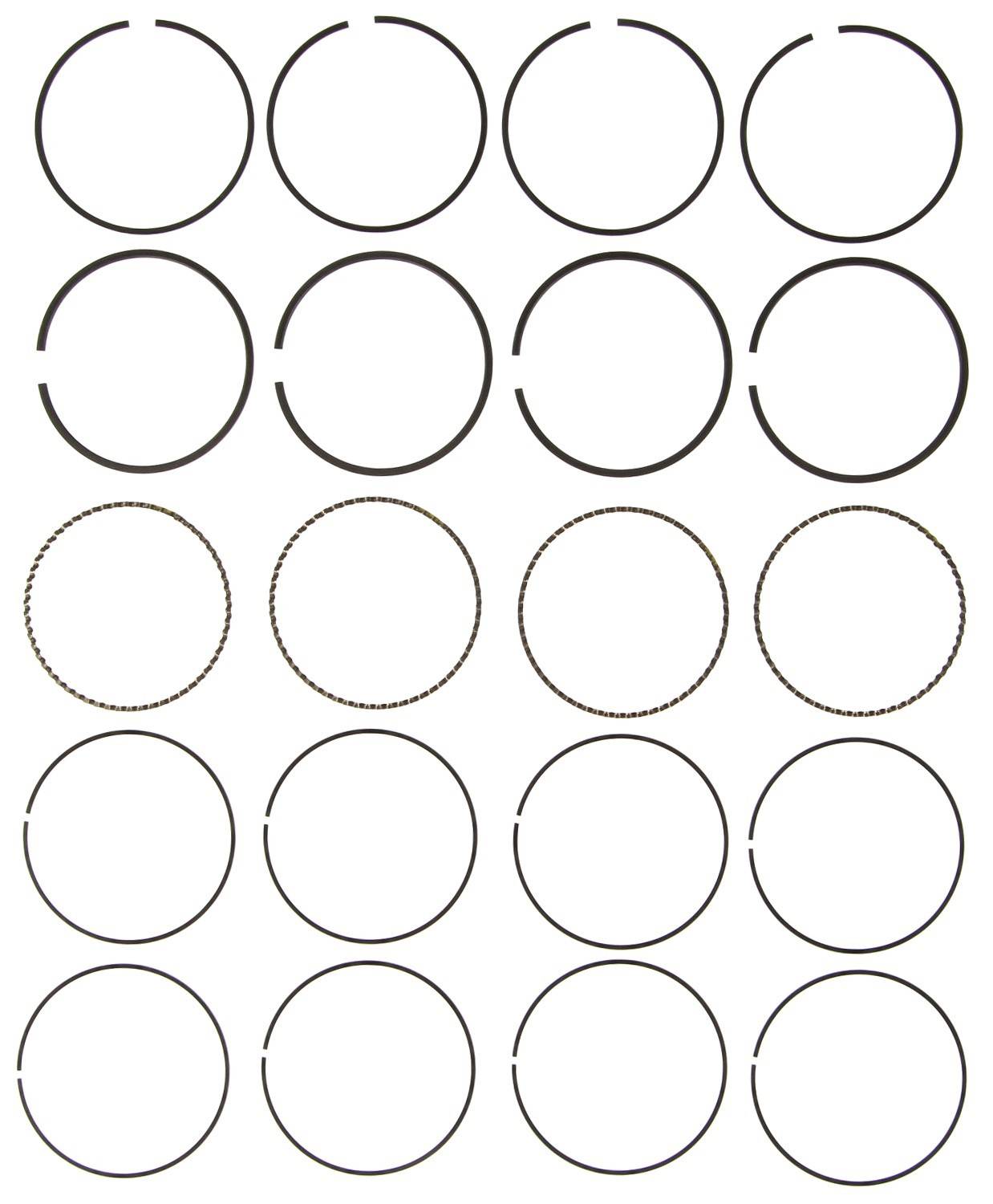Mahle Rings GMC Pass 98 1.6L 108 1.8L Engs 1993-95 Toyota Chrome Ring Set 41697