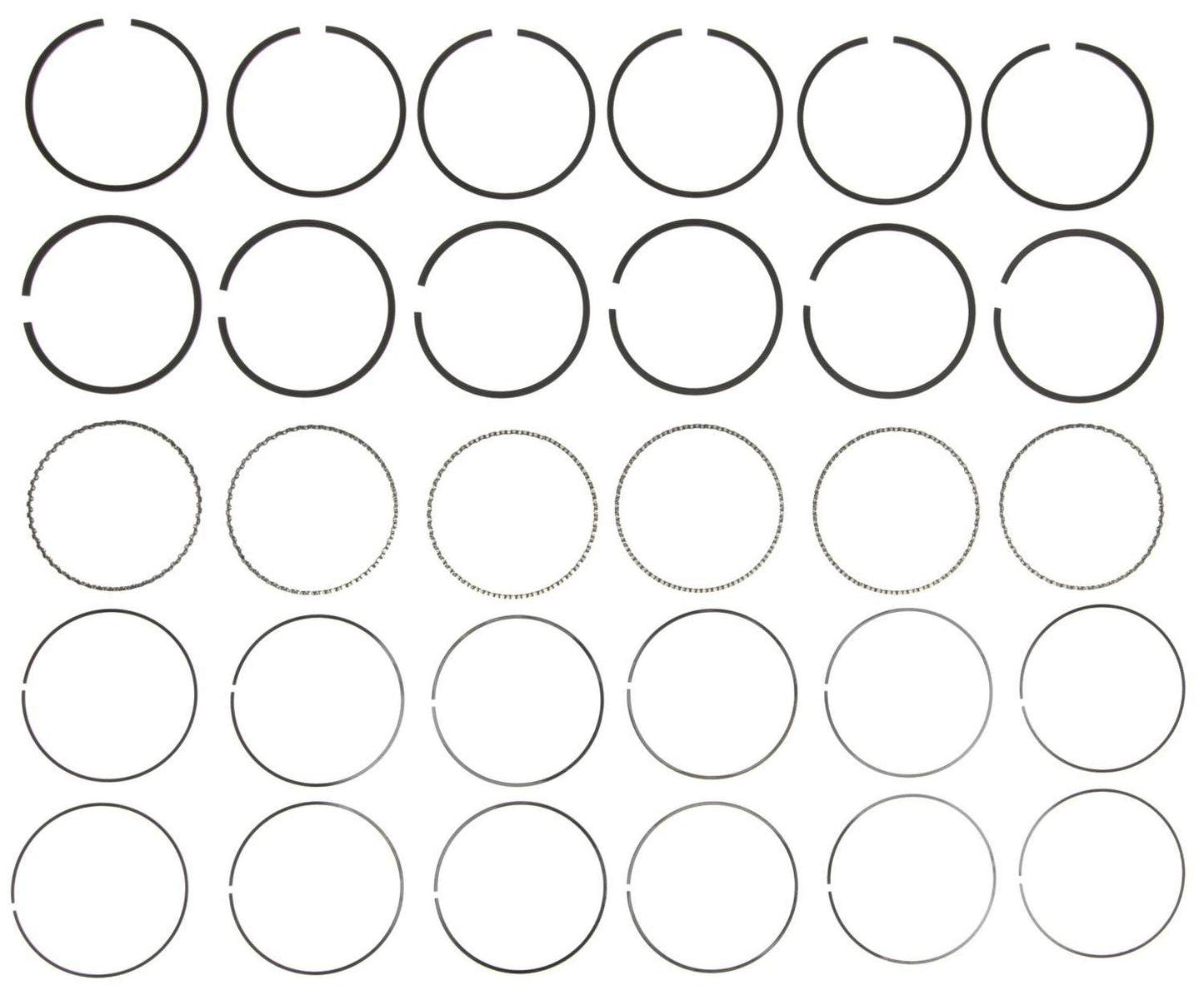 Mahle Rings Dodge Trk 238 3.9L Eng 1992-93 Moly Ring Set 41708.020