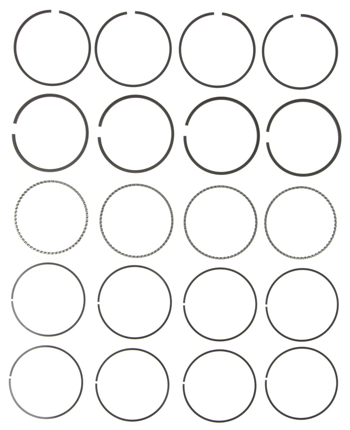 Mahle Rings Ford Pass 122 2.0L DOHC Zetec 1995-2003 Contour/Mystique/Escort ZX2 Moly Ring Set 41724