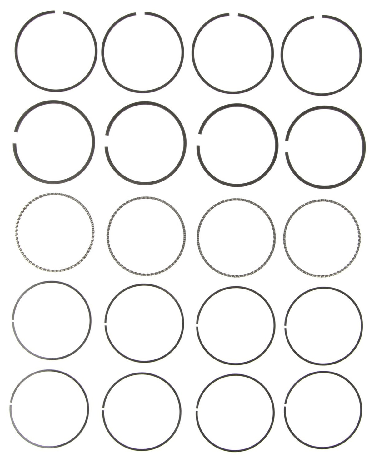 Mahle Rings Ford Pass 122 2.0L DOHC Zetec 1995-2003 Contour/Mystique/Escort ZX2 Moly Ring Set 41724