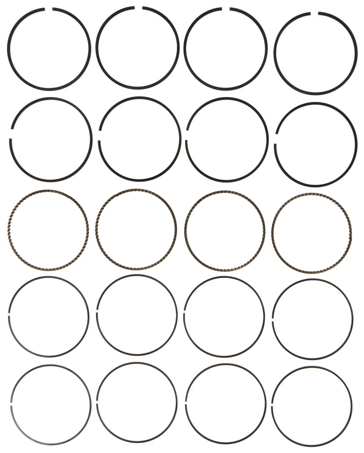 Mahle Rings Ford Trk 140 2.3L OHC Ranger 1995 Moly Ring Set 41726.030